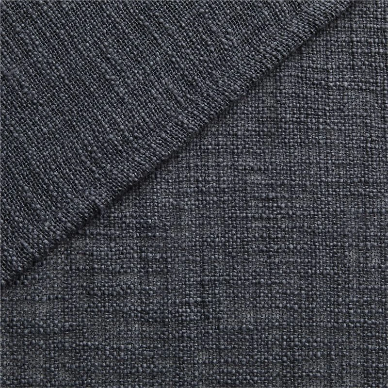 Lindstrom Storm Grey Organic Cotton Sheer Window Curtain Panel 52"x84"