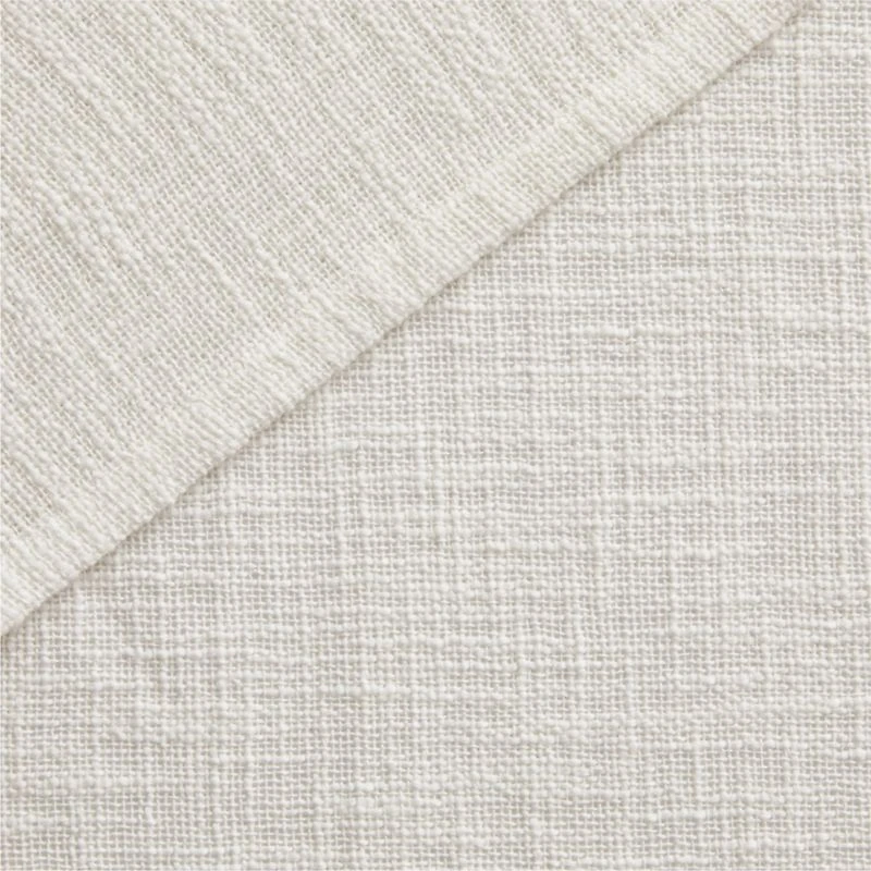 Lindstrom Ivory Organic Cotton Sheer Window Curtain Panel 52"x84"