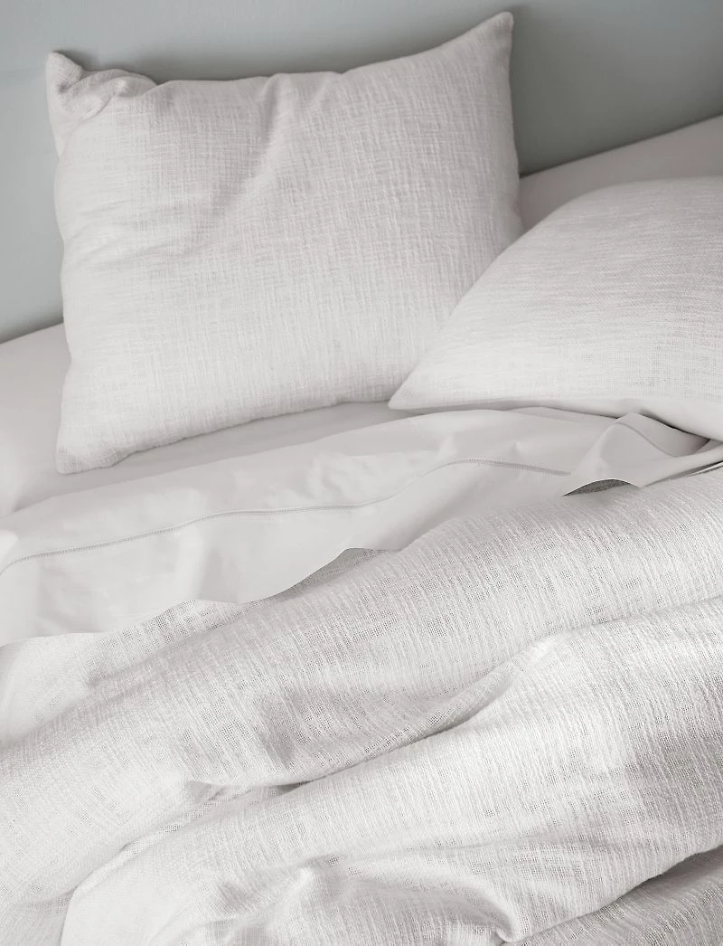 Lindstrom Cotton White Full/Queen Duvet Cover