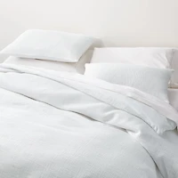 Lindstrom Cotton White Full/Queen Duvet Cover