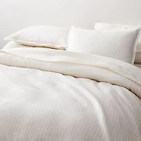 Pure Linen Warm White Queen Sheet Set