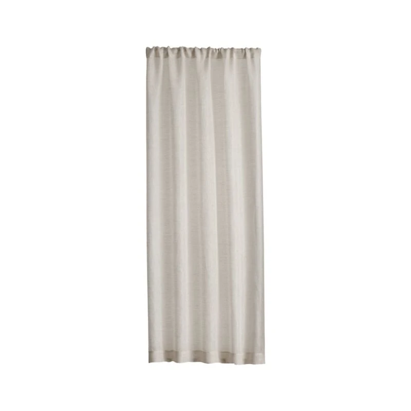 Linen Sheer 52"x84" Natural Curtain Panel