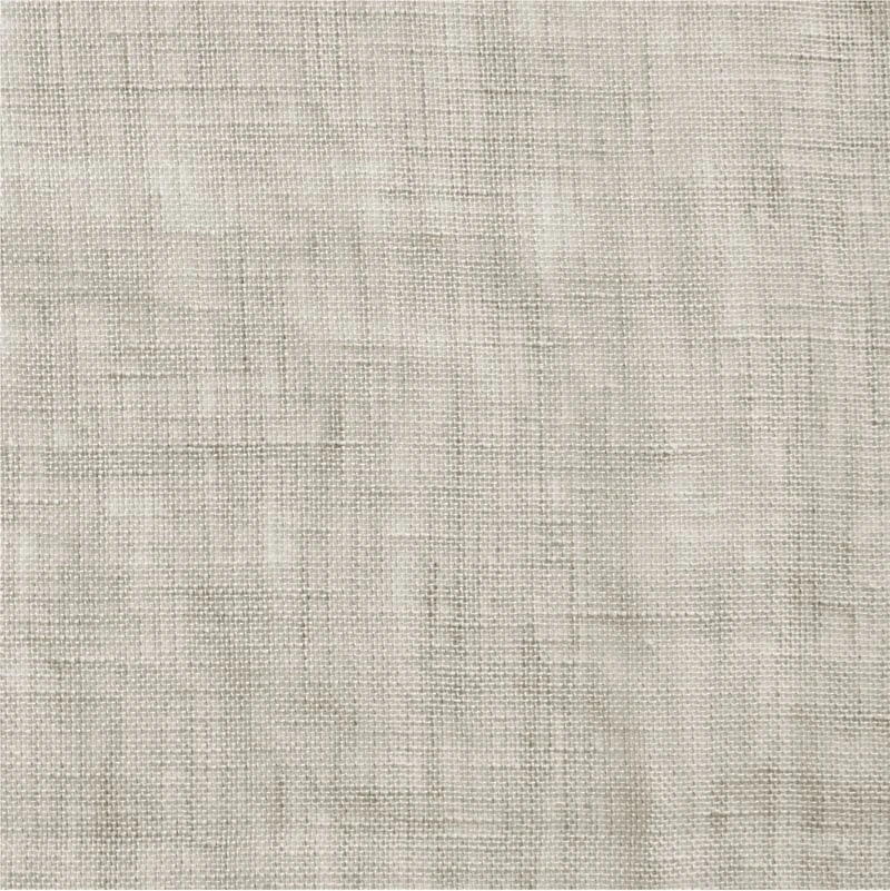 Natural Beige Linen Sheer Window Curtain Panel 52"x63"