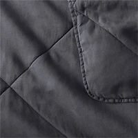 EUROPEAN FLAX ™-Certified Linen Midnight Navy Blue King Quilt