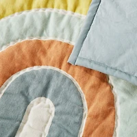 Linework Baby Crib Quilt