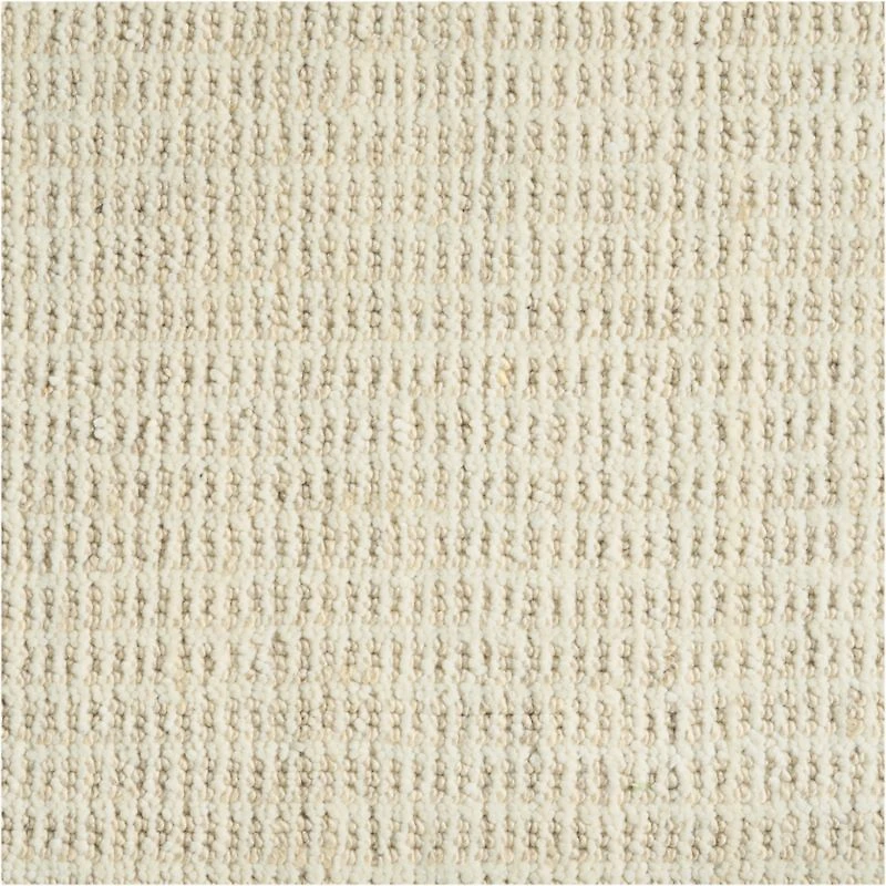 Lisbon Wool Ivory Handwoven Area Rug 6'x9'