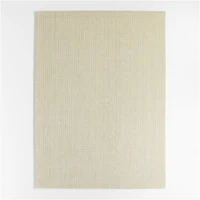 Lisbon Wool Ivory Handwoven Area Rug 6'x9'