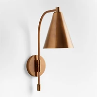 Lisse Brass Indoor/Outdoor Wall Sconce Light