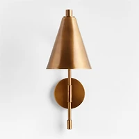 Lisse Brass Indoor/Outdoor Wall Sconce Light