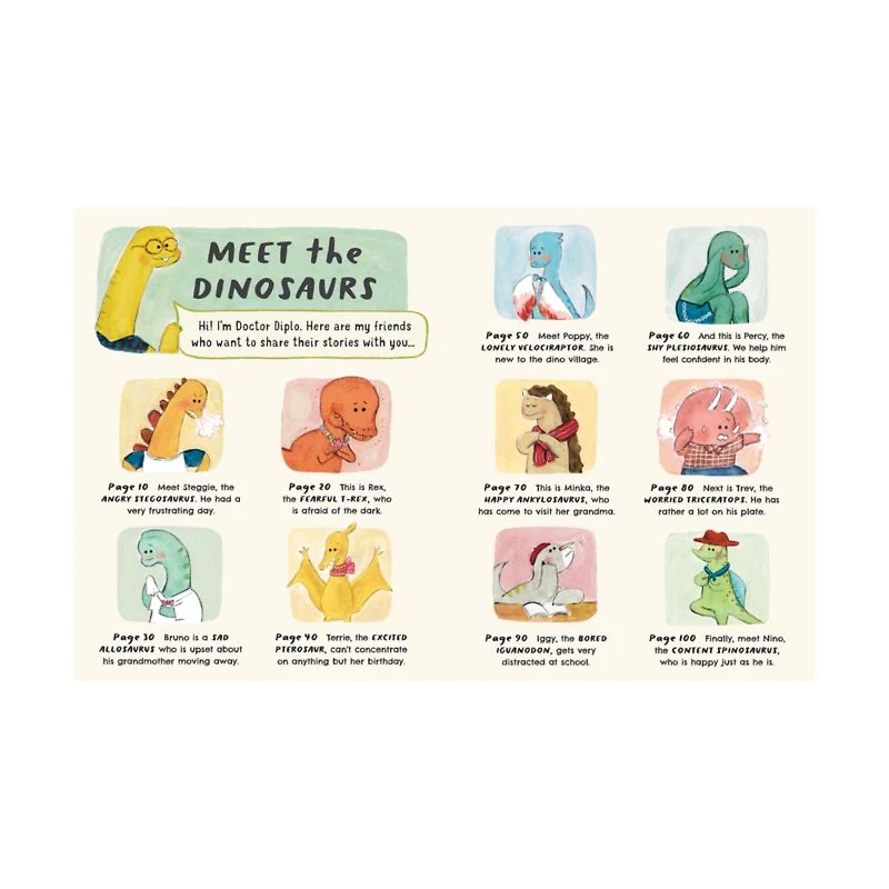 Little Dinosaurs, Big Feelings Kids Book by Swapna Haddow
