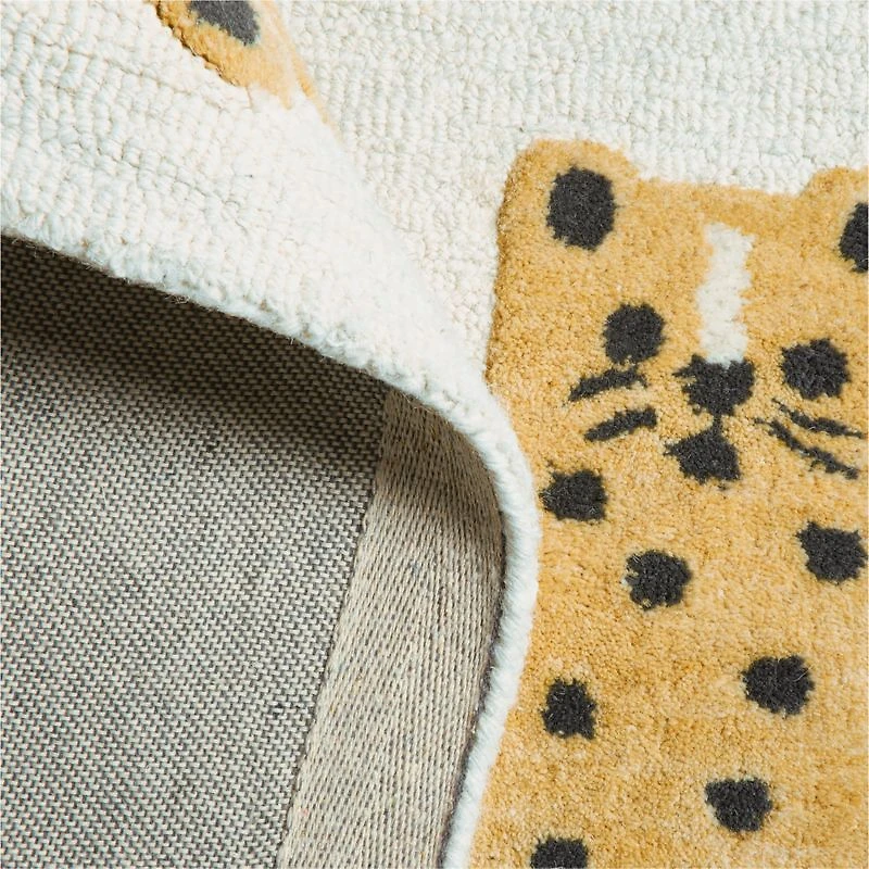 Little Leopards Hand-Tufted Wool Kids Area Rug 8'x10'