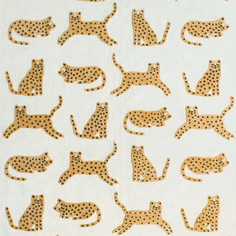 Little Leopards Hand-Tufted Wool Kids Area Rug 8'x10'