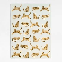 Little Leopards Hand-Tufted Wool Kids Area Rug 8'x10'