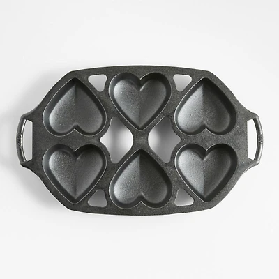 Lodge Cast Iron Heart Mini Cake Pan