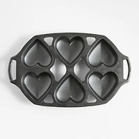 Lodge Cast Iron Heart Mini Cake Pan