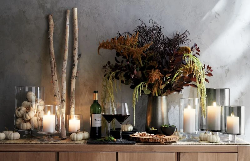 Faux White Pumpkin Bowl & Vase Filler