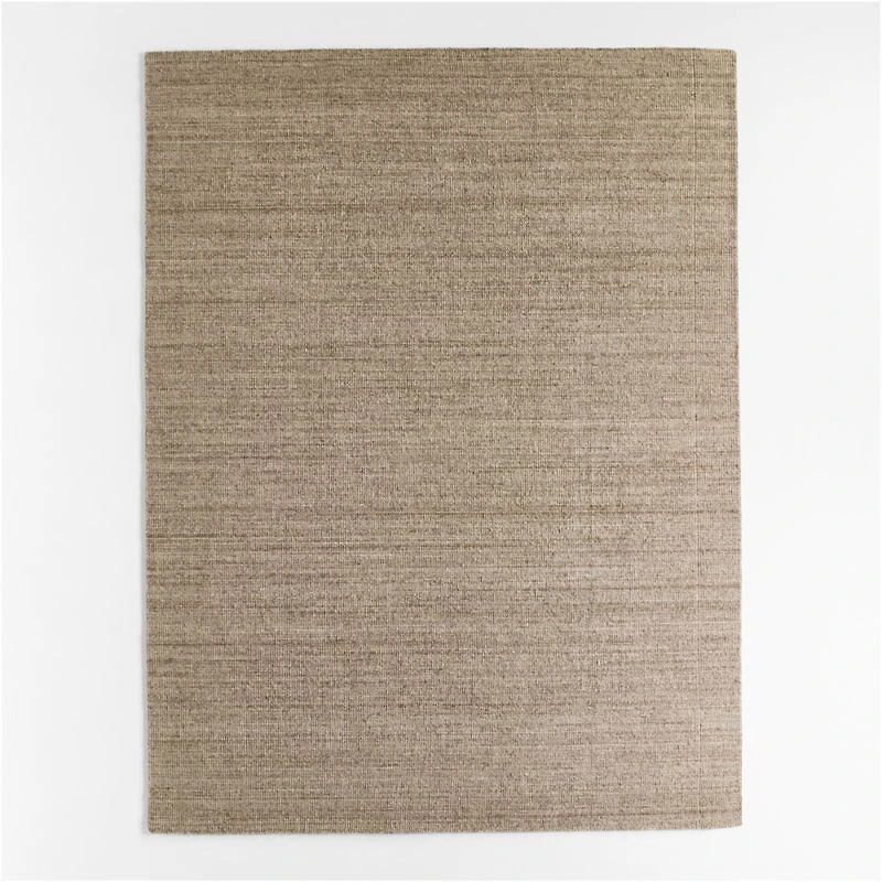 London Performance Textured Beige Handknotted Area Rug 8'x10'