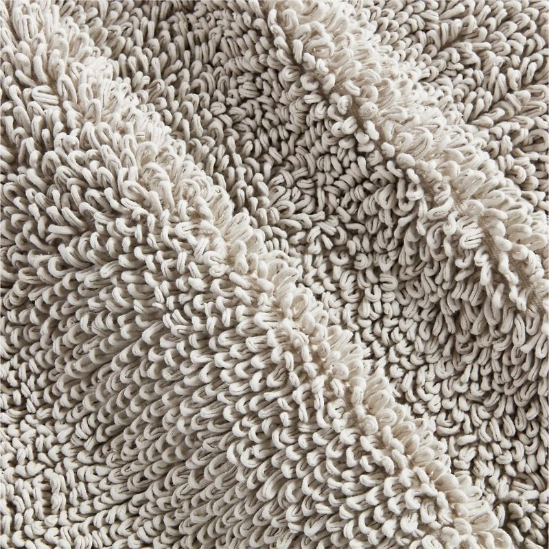 Loop Organic Cotton Silver Bath Mat