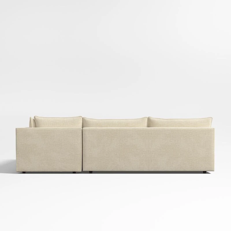 Lotus Deep Modular 3-Piece L-Shaped Sectional Sofa