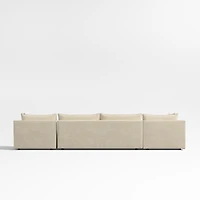 Lotus Deep Modular 3-Piece Extra Long Sofa Sectional