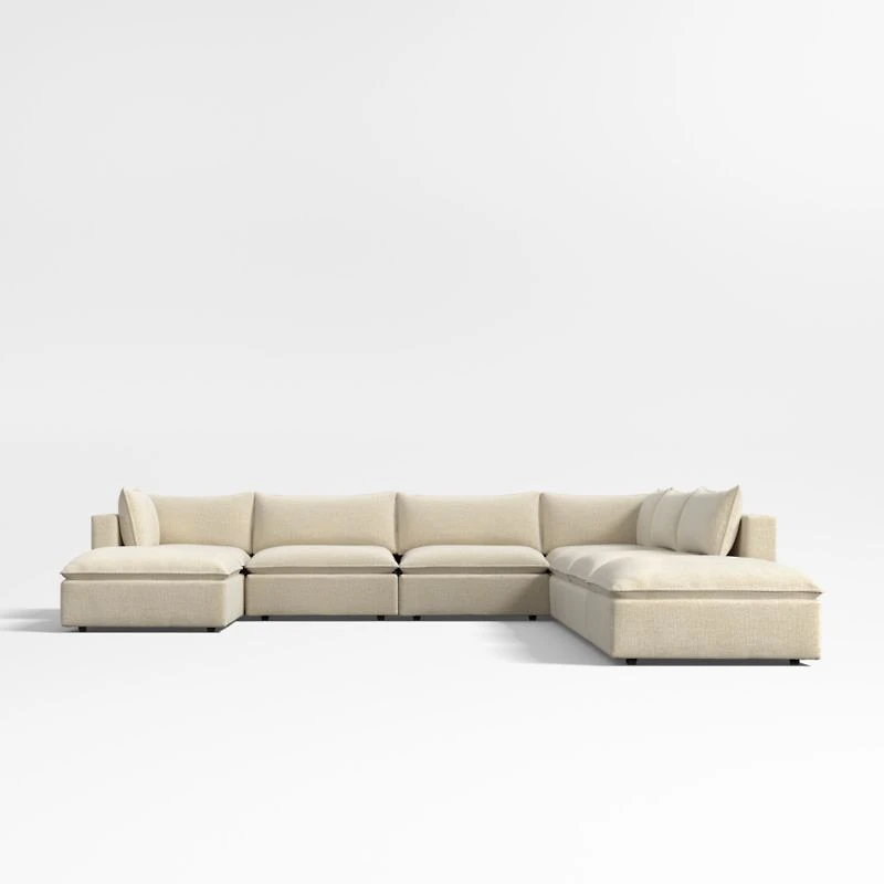 Lotus Deep Modular 7-Piece Sectional Sofa