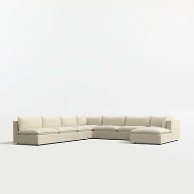 Lotus Deep Modular 6-Piece U-Shaped Sectional Sofa