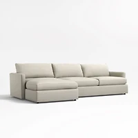 Lounge 2-Piece Sectional Sofa with Chaise Lounge