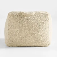 Ivory Sherpa Kids Lounge Chair