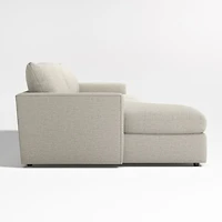 Lounge Deep 2-Piece Sectional Sofa with Chaise Lounge