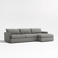 Lounge Deep 2-Piece Sectional Sofa