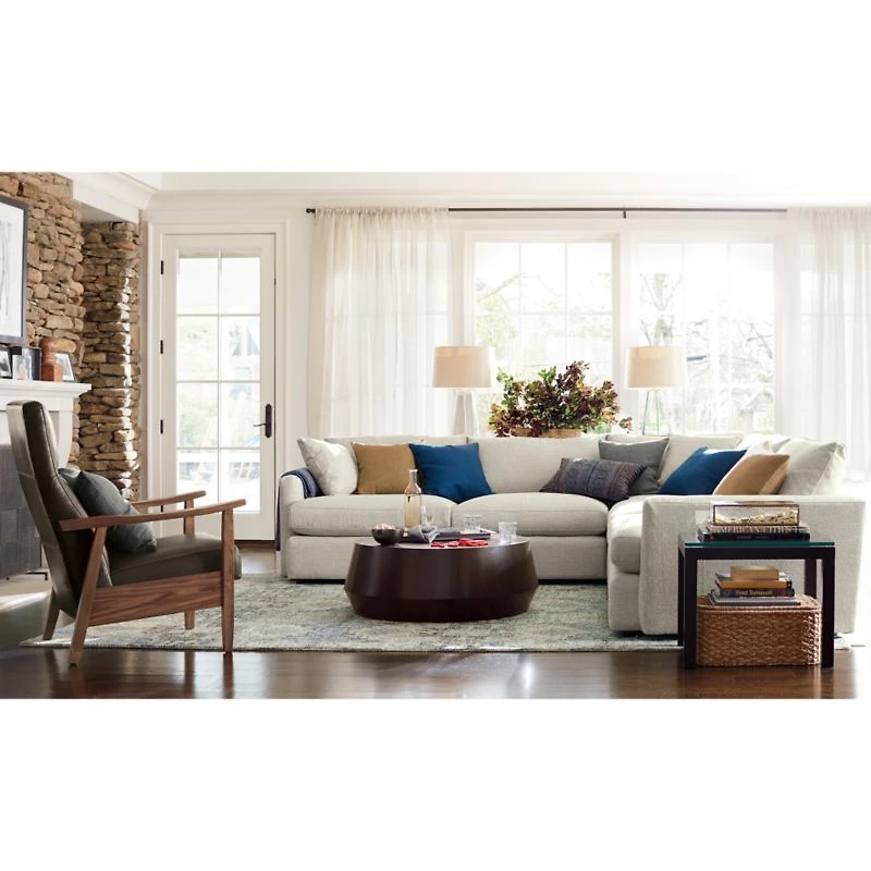 Linen Sheer 52"x84" Natural Curtain Panel