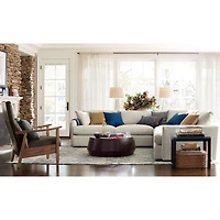 Linen Sheer 52"x84" Natural Curtain Panel