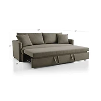 Lounge 89" Queen Trundle Sleeper Sofa