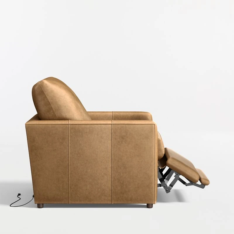 Lounge 34" Leather Power Recliner Chair