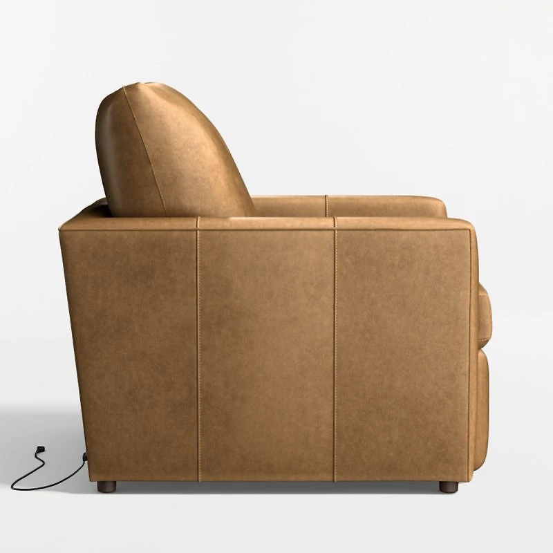 Lounge 34" Leather Power Recliner Chair