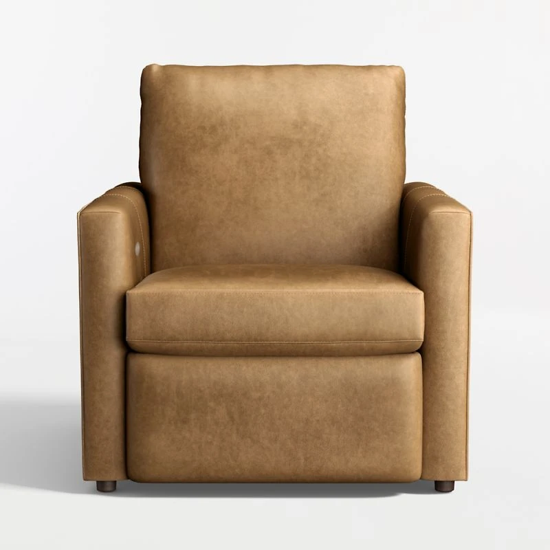 Lounge 34" Leather Power Recliner Chair