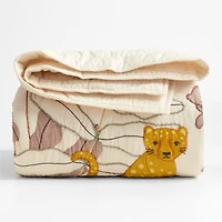 Lovely Leopard Cotton Voile Kids Full/Queen Quilt