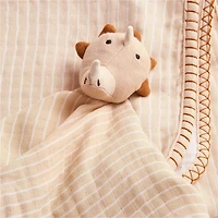Dinosaur Lovey and Baby Stroller Blanket Gift Set