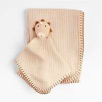 Dinosaur Lovey and Baby Stroller Blanket Gift Set