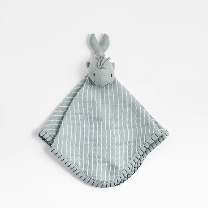 Whale Lovey and Baby Stroller Blanket Gift Set