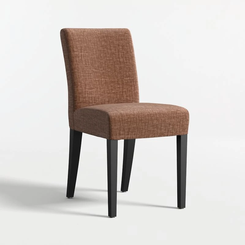 Lowe Doux Sienna Upholstered Dining Chair with Ebony Wood Legs