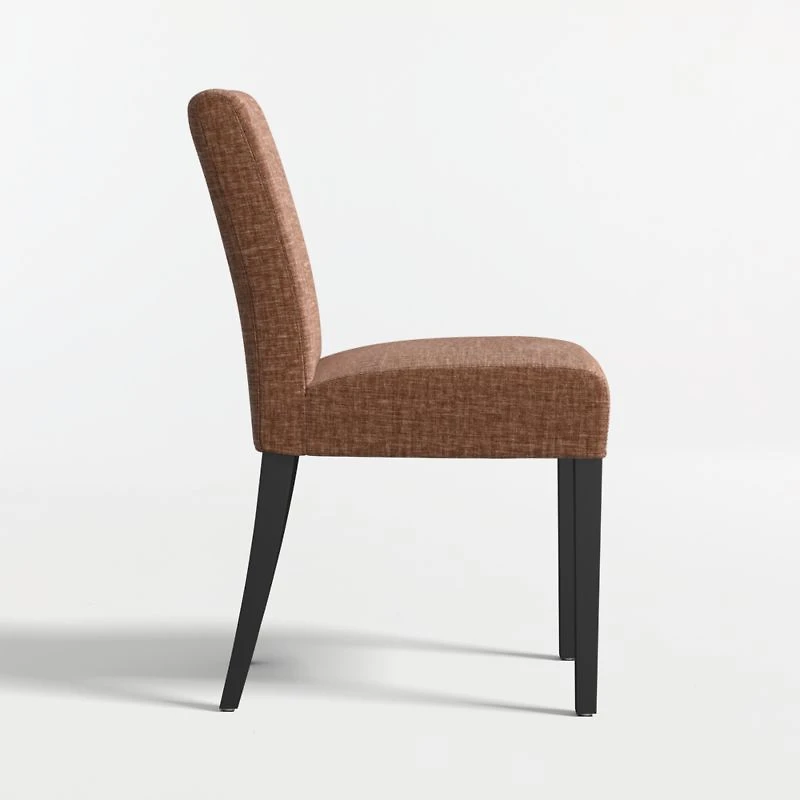Lowe Doux Sienna Upholstered Dining Chair with Ebony Wood Legs