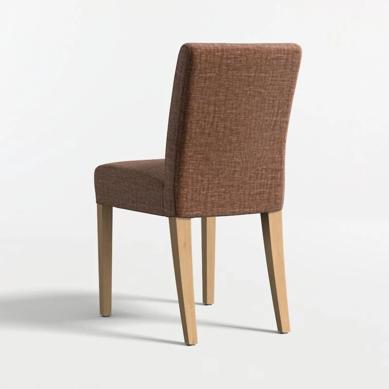 Lowe Doux Sienna Upholstered Dining Chair with Natural Wood Legs