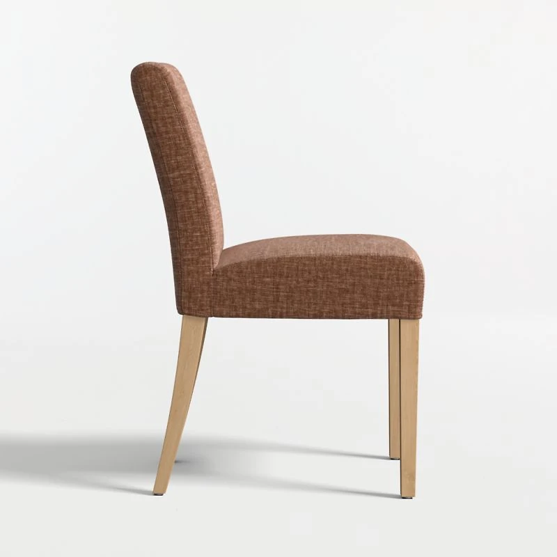 Lowe Doux Sienna Upholstered Dining Chair with Natural Wood Legs