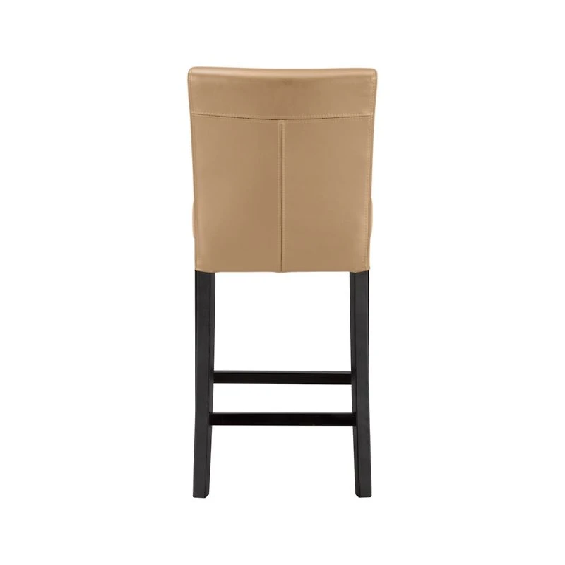 Lowe Café Latte Leather Counter Stool