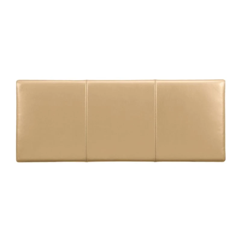 Lowe Café Latte Leather Backless Bench