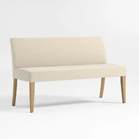Lowe Ivory Grey Dining Banquette Bench