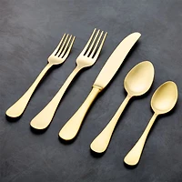 Lucia Gold 20-Piece Flatware Set