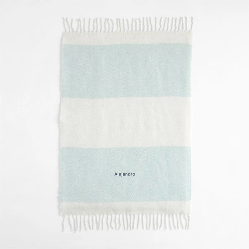 Lunar Blue Baby Stroller Blanket