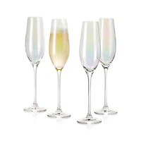 Lunette 8-Oz. Iridescent Champagne Glass